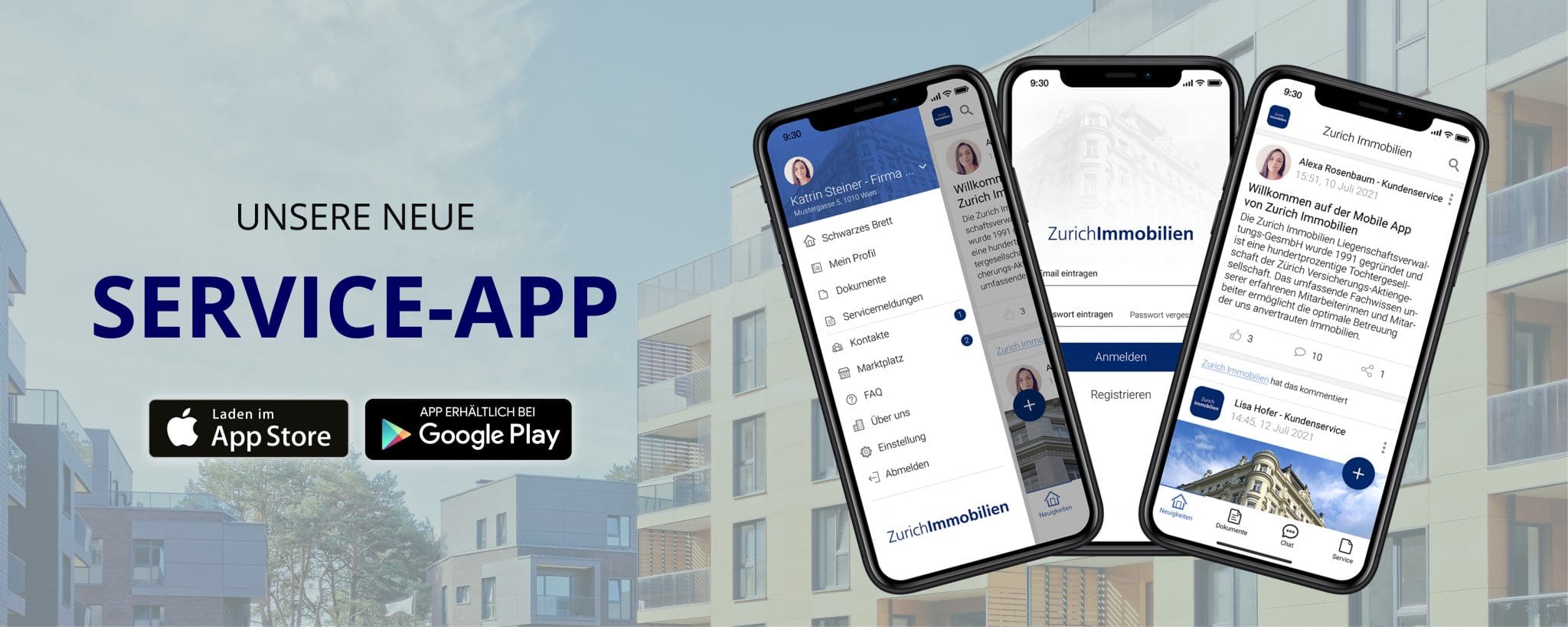 Zurich Immobilien App - Zurich Immobilien
