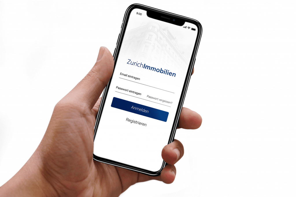 Zurich Immobilien App Vorschau